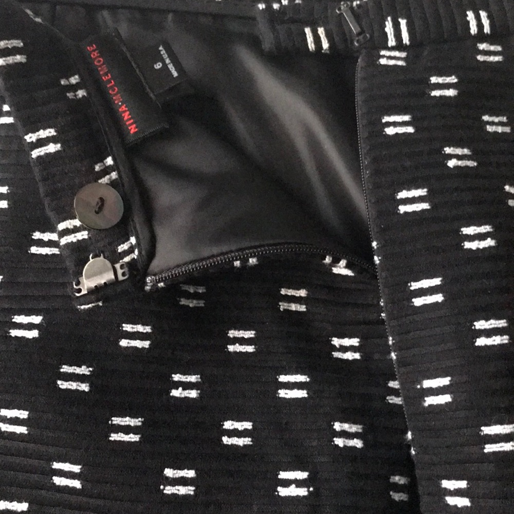 Nina McLemore Black white accent pencil skirt - Picture 2 of 8